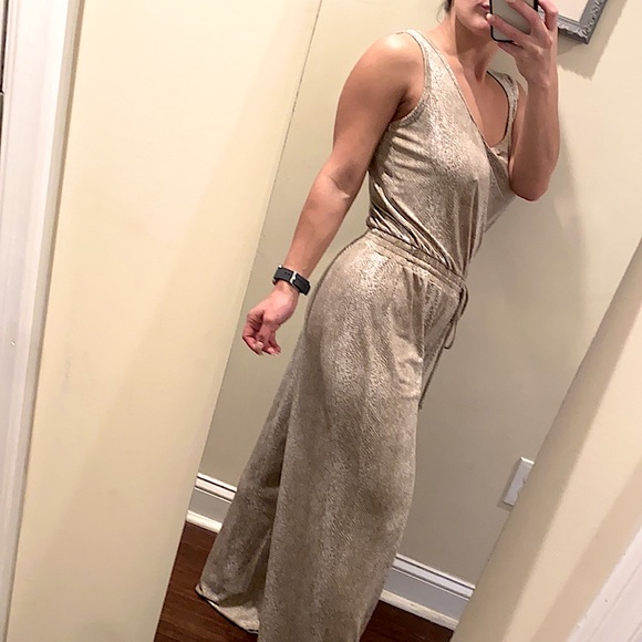 Calvin Klein Reptile Print Jumpsuit Size 10 - Picture 3 of 10